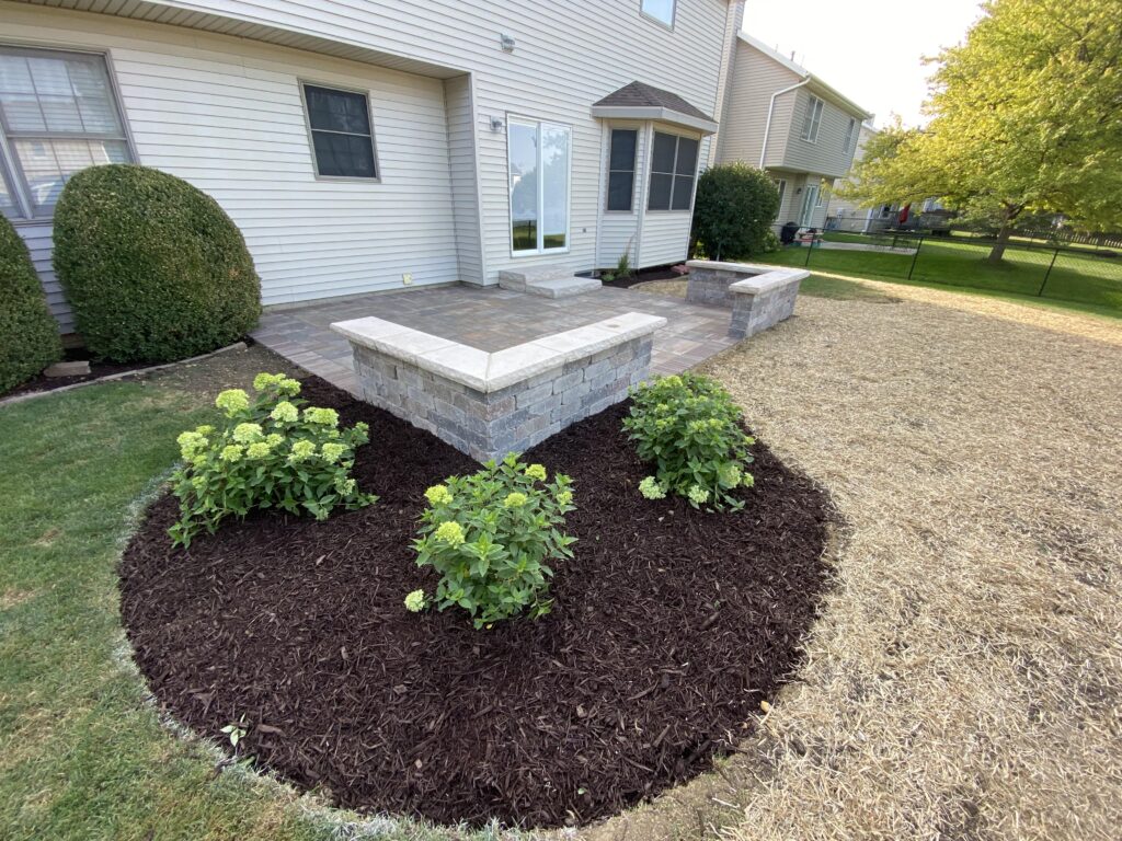 Krueger Lawn and Landscaping creates stunning outdoor living spaces with custom patios.