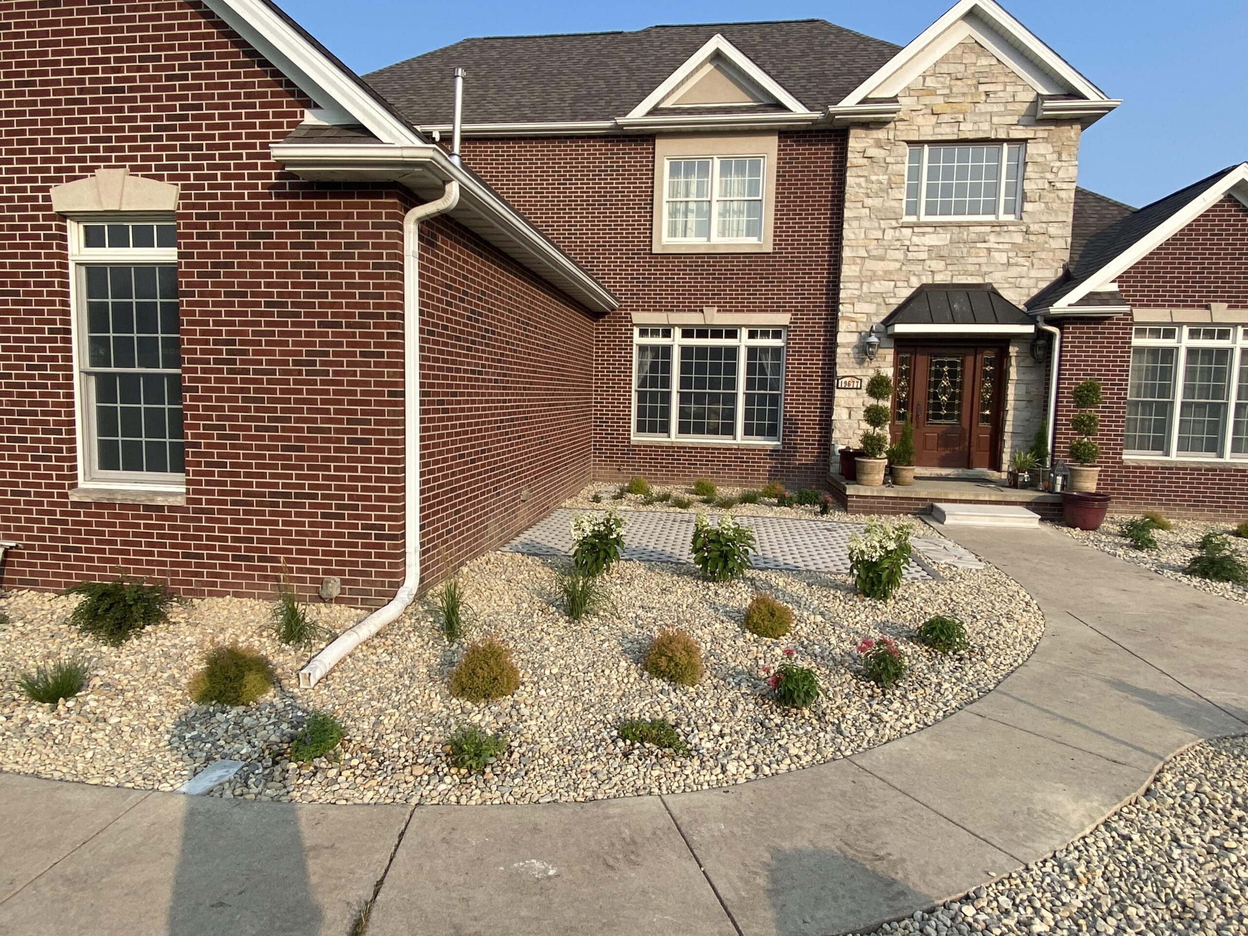 Krueger Lawn and Landscaping performed Landscaping in Downs, Illinois