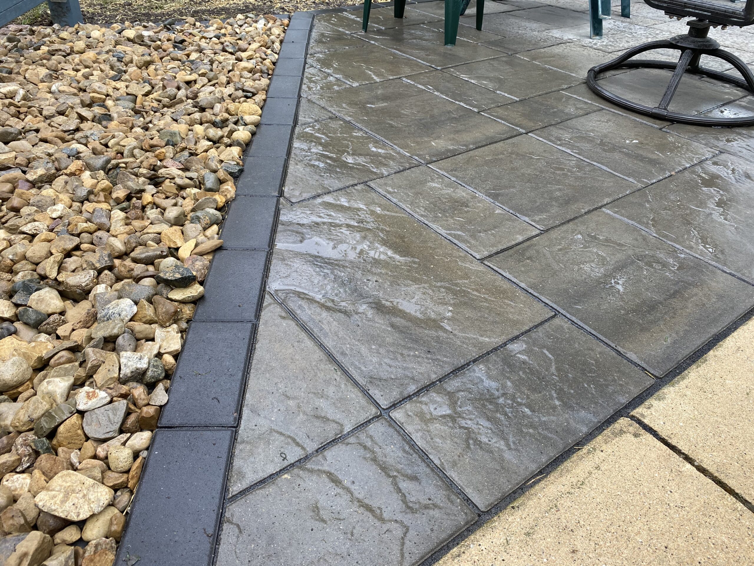 Krueger Lawn and Landscaping's stunning stone paver patio design.