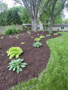 Krueger Lawn and Landscaping: your trusted source for exceptional mulch landscaping in Bloomington.